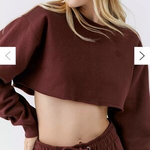 Champion Fleece Crop Top